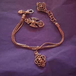 Brighton NOBILITY Cross Fleur Bracelet RETIRED 😍